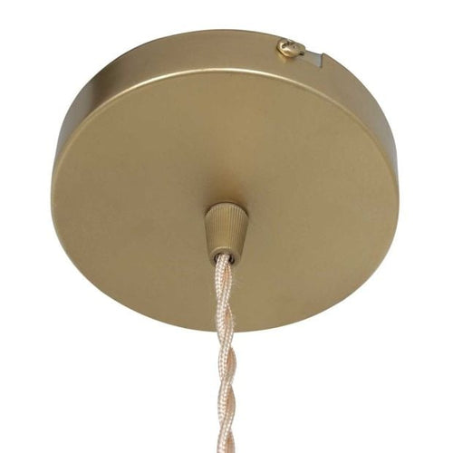 Mexlite hanglamp Grazio - 1 lichts - 18x 150 cm - mat-goud - vtwonen shop