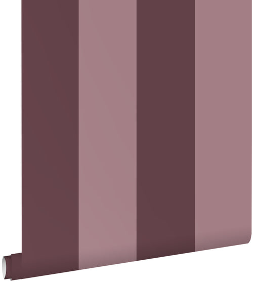 ESTAhome behang strepen lichtpaars en donker paars - 50 x 900 cm - 131966