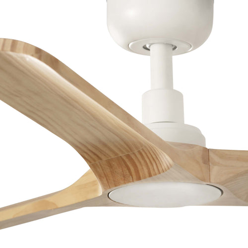 Faro Heywood Kleine witte plafondventilator, 6 snelheden