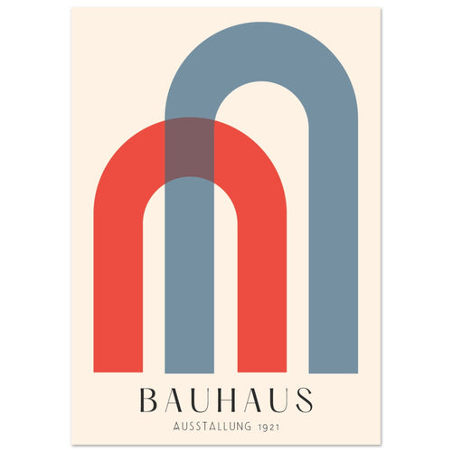 Artfulprints  Bauhaus - Ausstellung 1921   poster A4 21x29.7 cm - vtwonen shop