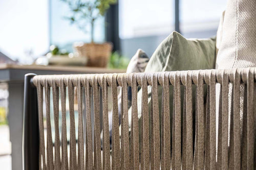 Diamo lounge fauteuil - carbon black - grey sand - valley sand