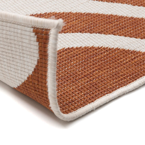 Interieur05 Buitenkleed Swirl Rechthoek - Roest - Dubbelzijdig - 240 x 340 cm - vtwonen shop