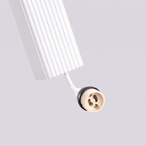 Sollux Lighting Hanglamp RAYO 1 wit - 8x8x118cm