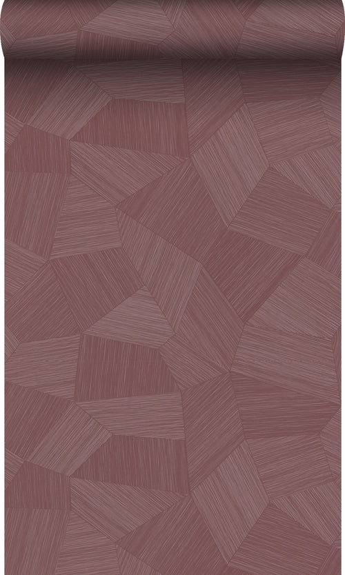 Origin Wallcoverings behang grafisch 3D motief mauve taupe - 50 x 900 cm - 348062 - vtwonen shop