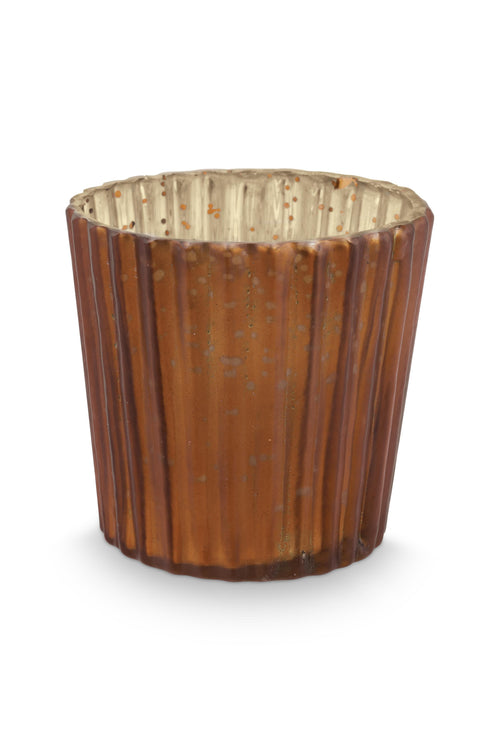 Pip Studio Waxinelichthouders Set 4 - Glas - Blauw - 7x7cm - vtwonen shop