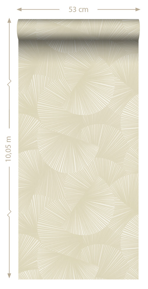 Sanders & Sanders behang grafisch 3D motief gebroken wit - 53 cm x 10.05 m - 935353 - vtwonen shop