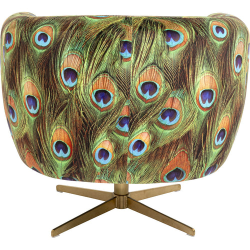 Kare Design Draaifauteuil pauw