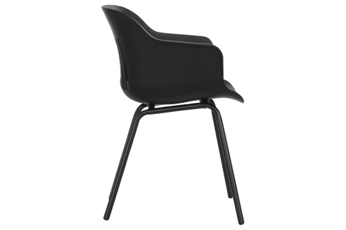 Hartman Tuinstoel Jill Rondo - Zwart Kunststof - Set Van 2 - vtwonen shop