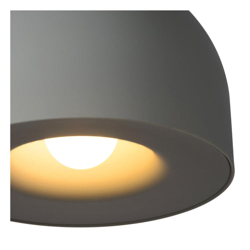 Lucide hanglamp AKRON - 1xE27 - Grijs