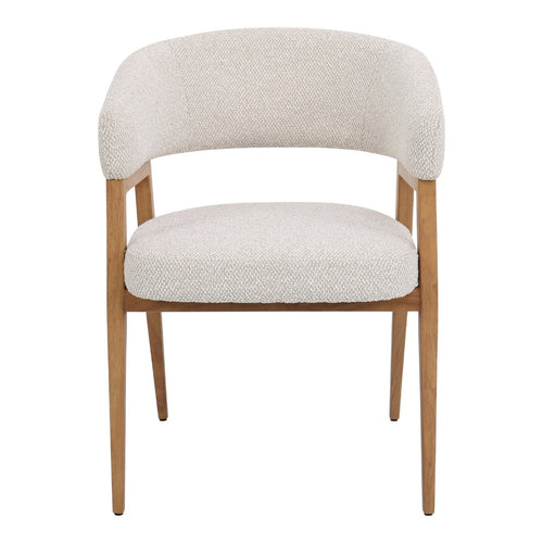 DÉJA Living Eetkamerstoel Fureso - Beige/Naturel - Set van 2