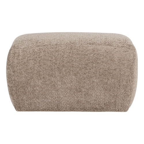 WOOOD poef Mojo Base - Wollig - Donkerzand - 45x84x64
