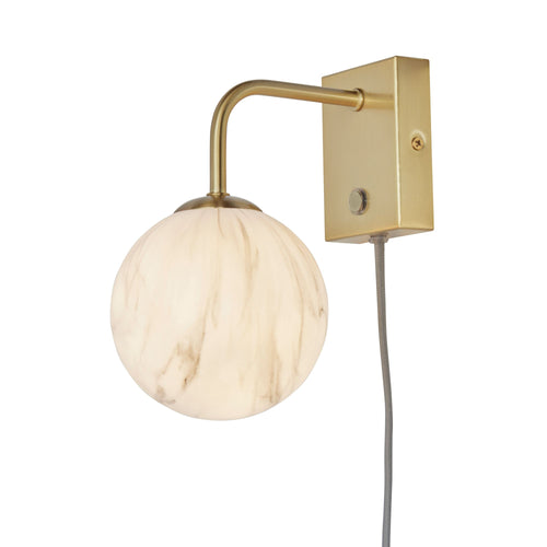 it's about RoMi wandlamp Carrara - goud - 12x18x21cm - vtwonen shop