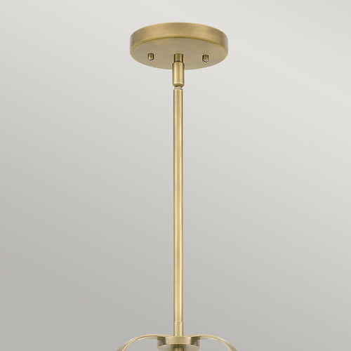 Elstead Quoizel Wimberley Koepel Hanglamp Plafondlamp Verweerd Messing