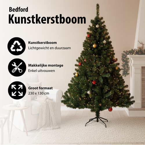 Black Box Trees Bedford Kunstkerstboom - Kunst Kerstboom H230 x Ø130 cm - Groen