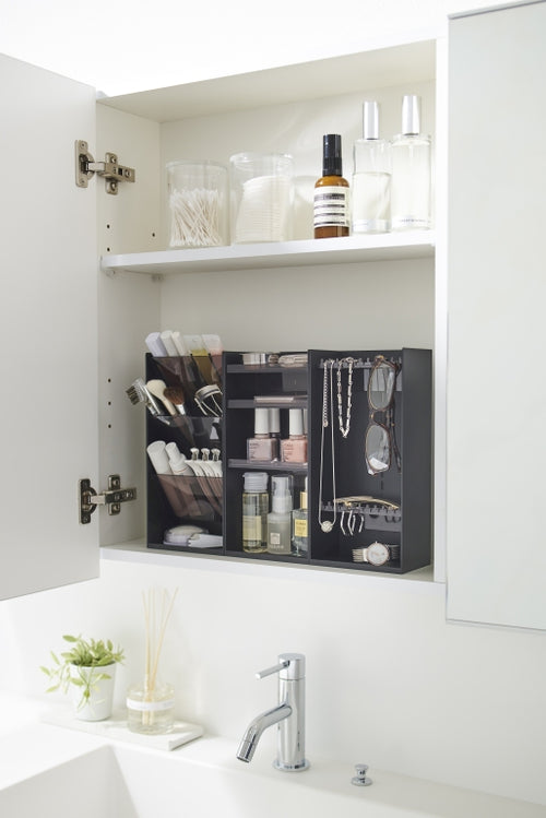 Yamazaki Make up Organizer - Tower - Zwart - vtwonen shop