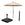 Garden Impressions stokparasol Manilla taupe Ø250 cm met Cosmo voet en hoes