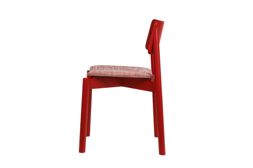 noo.ma WEM Gestoffeerde stoel - Marron Red - vtwonen shop