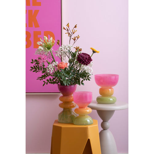 Leitmotiv kruk Cherish - geel - 29x29x47cm - vtwonen shop