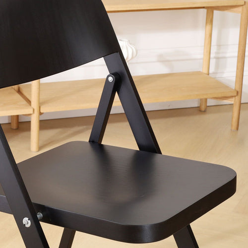 Fameg Flip Houten Klapstoel Zwart - vtwonen shop