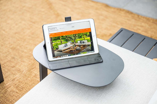 Lucca laptop tafel - 45x30xH51cm - carbon black