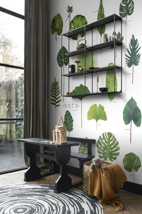 ESTAhome fotobehang tropische jungle bladeren tropisch junglegroen - 200 x 279 cm - 158831 - vtwonen shop