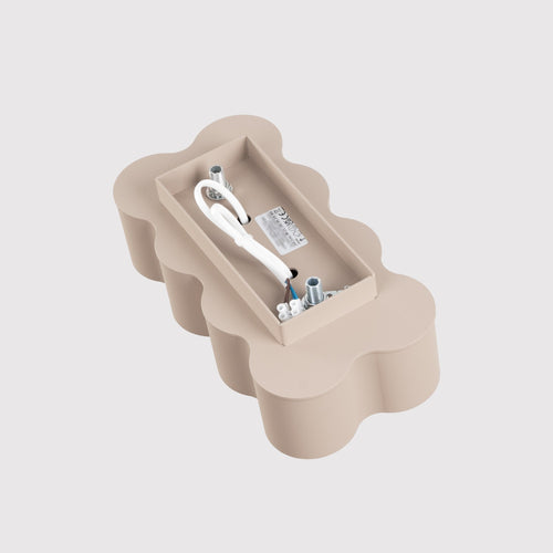 Sollux Lighting Plafondlamp OVIO 2 taupe Gx53 - 24,5x12x8cm