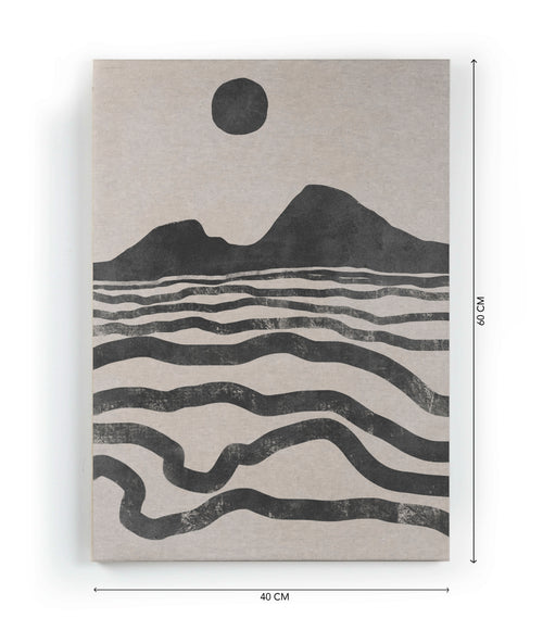 Canvas 60x40 Zeegezicht