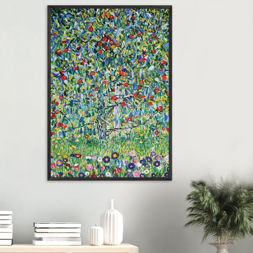 Artfulprints Poster Gustav Klimt - Apple tree   - 70x100 cm - Groen
