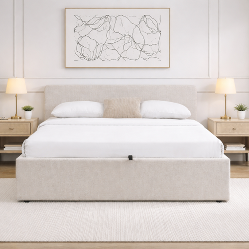 Calicosy - Opbergbed LIOR - grijs 205x150x88 cm