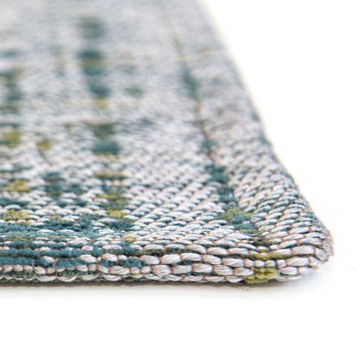 Louis De Poortere binnen & buiten machinewasbaar vloerkleed Atlantic Streaks van 70% gerecycled PET - blauw - 140x200cm