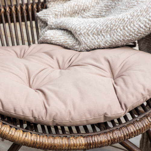 Nest outdoor Aida Rotan Tuin Fauteuil Donkerbruin