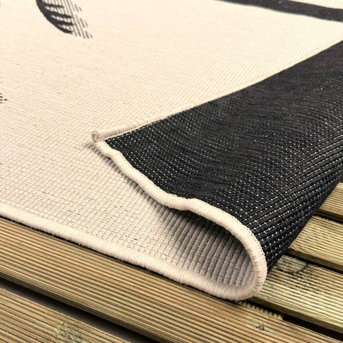 Buitenkleed Breeze zwart/wit - Interieur05 - 160 x 230 cm - vtwonen shop