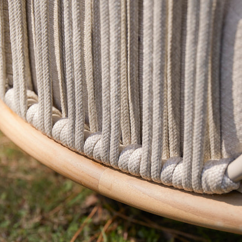 Tikamoon Tuinfauteuil in massief teak en stof - Beige - vtwonen shop