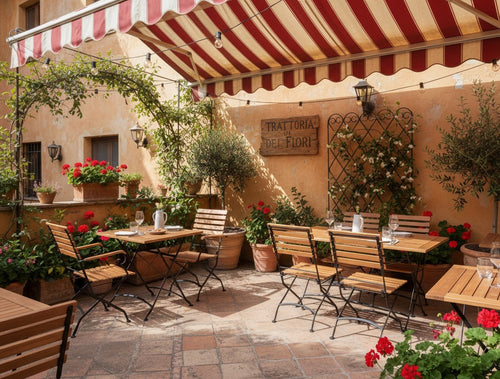 MaximaVida inklapbare vierkante acacia bistro set Toscana 70 cm zwart - stoelen met armleuning - vtwonen shop