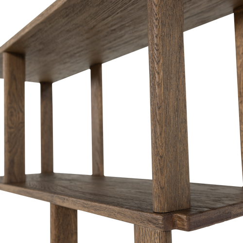 WOOOD boekenkast Riss - Eikenhout - Naturel - 186x90x30 - vtwonen shop