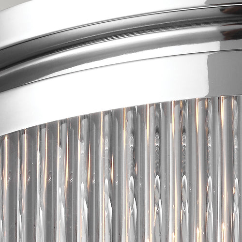 Elstead Paulson - 4 Lichts Badkamer Plafondlamp Chroom IP44, G9