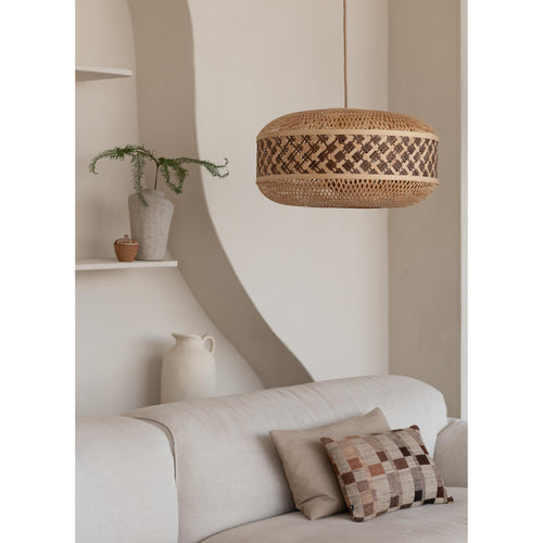 GOOD&MOJO hanglamp LANGKAWI - bruin - Ø50cm - vtwonen shop