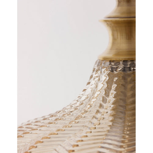 Merano Frisco Koepel Hanglamp Plafondlamp Messing Metaal Champagne Glas LED E27