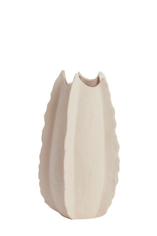 Light & Living vaas KELAPA - Ø31x53cm - wit - vtwonen shop