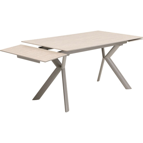 Kare Design Uitschuifbare Eettafel Xenia Travertino 200x80cm