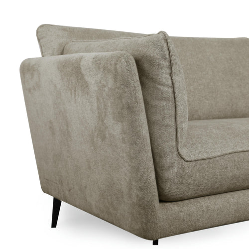 Furnhouse 2-zitsbank Bari - Taupe - Stof - 92x182x84