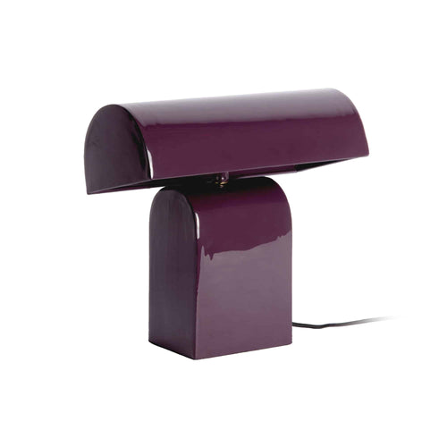 Leitmotiv tafellamp Cadiz Disc - paars - 15x32x30cm