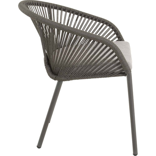 Lesli Living bistrostoel Hirado - grijs - 56,5x60x74cm