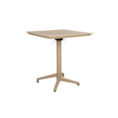 Housecraft Living George Bistrotafel/ Tuintafel/ Balkontafel Inklapbaar 70x70 cm Beige