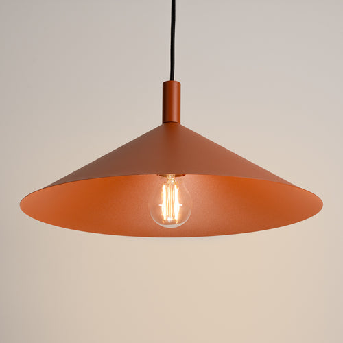 Sollux Lighting Hanglamp NOX 40 rode oker - 40x40x135cm