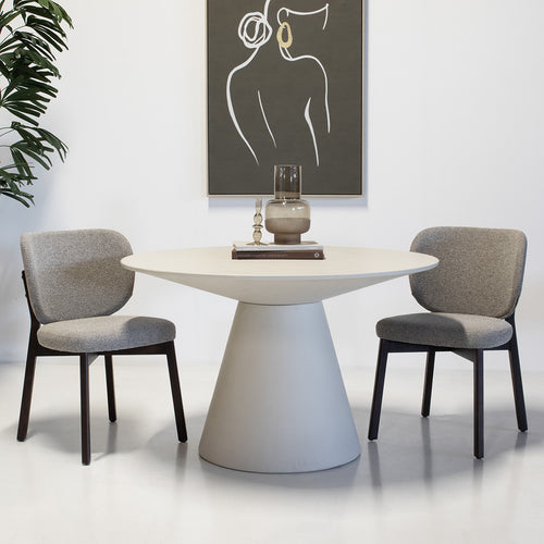 DÉJA Living Eettafel Stockholm - Rond Beige Eco Composiet - 120x120x75cm - vtwonen shop