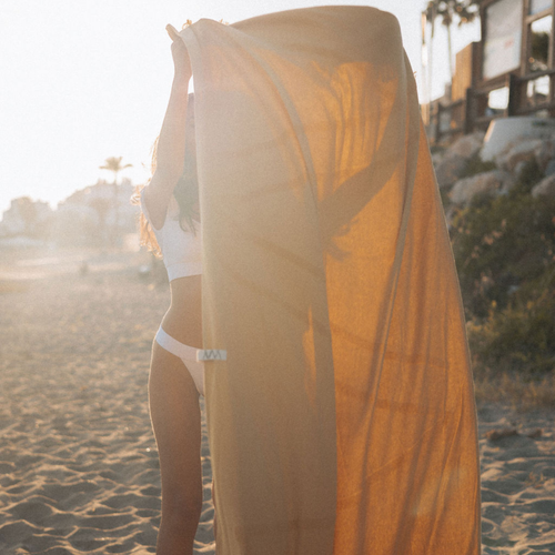 WAY strandlaken - 100 x 220 cm - Soleil