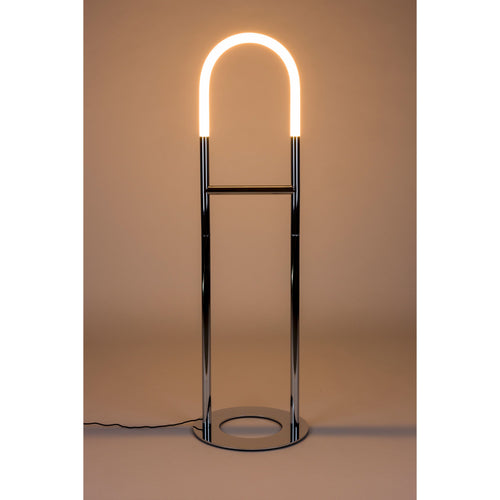 Zuiver Arch vloerlamp Chrome - Zilver - vtwonen shop