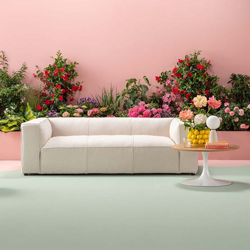 Kare Design Salontafel Schickeria eik en wit Ø80cm - vtwonen shop