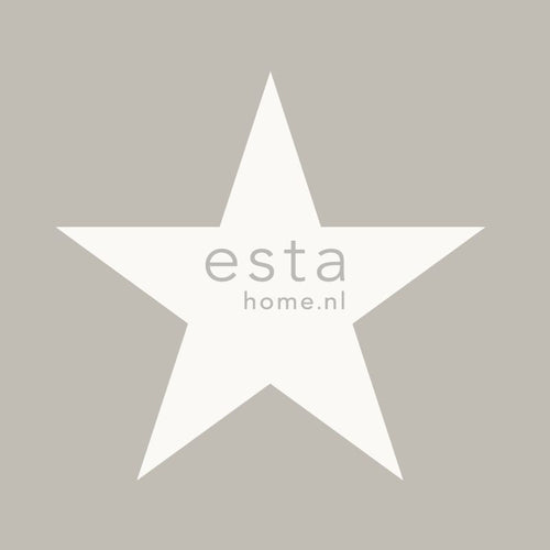 ESTAhome behang sterren warm grijs - 53 cm x 10.05 m - 128702